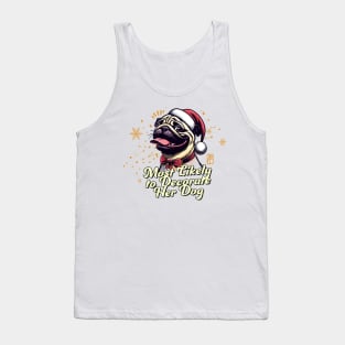 Most Likely to Decorate Her Dog - Family Christmas - Christmas dog Tank Top